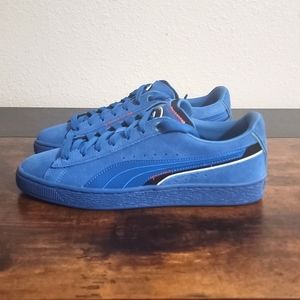 Puma Suede, Displaced Go For, 386535-01 Blue Size 7c
